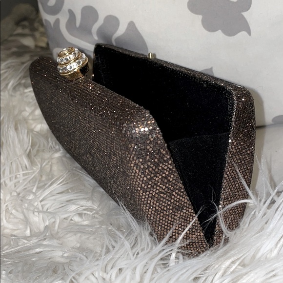 Brown sparkle clutch - Picture 2 of 5